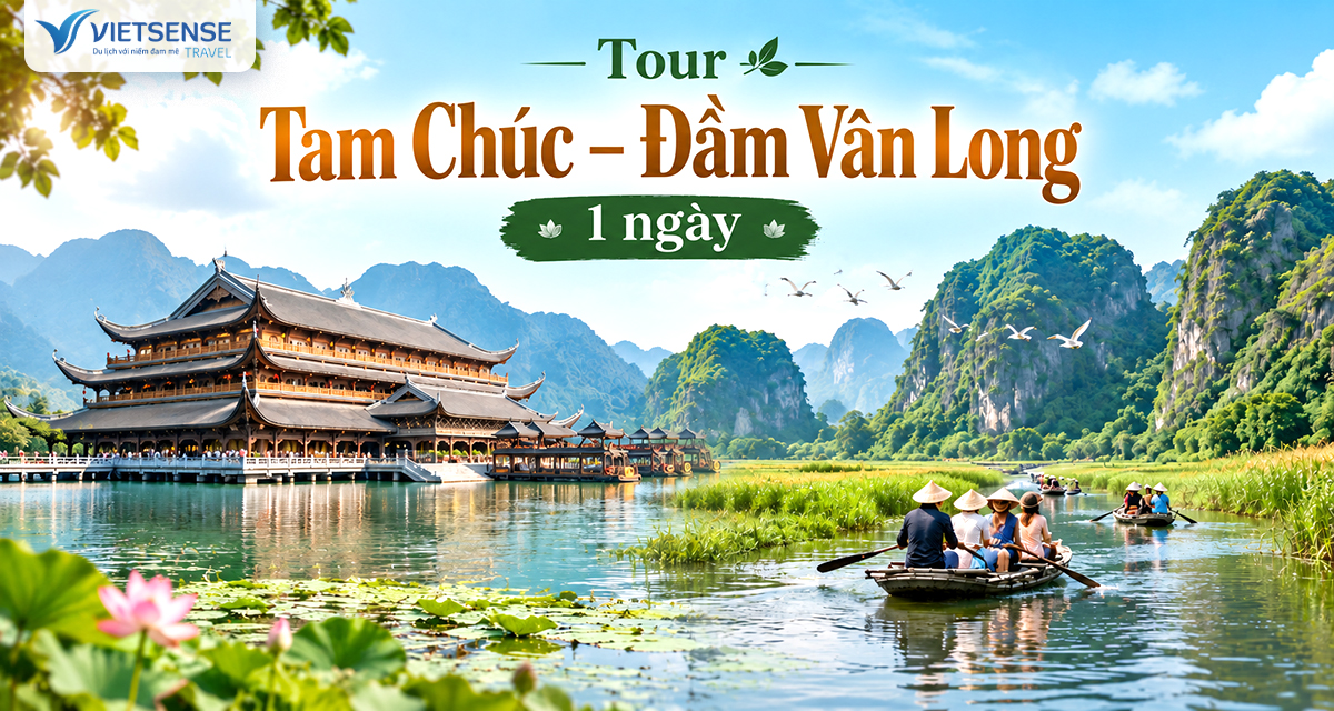 Tour Tam Chúc Đầm Vân Long 1 ngày