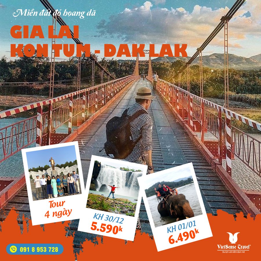 Tour Tây Nguyên Tết Dương Lịch 2025