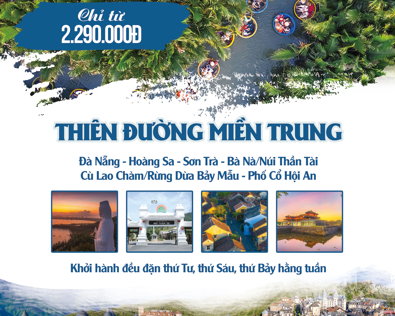 Tour Thiên Đường Miền Trung: Đà Nẵng - Hội An 3 Ngày