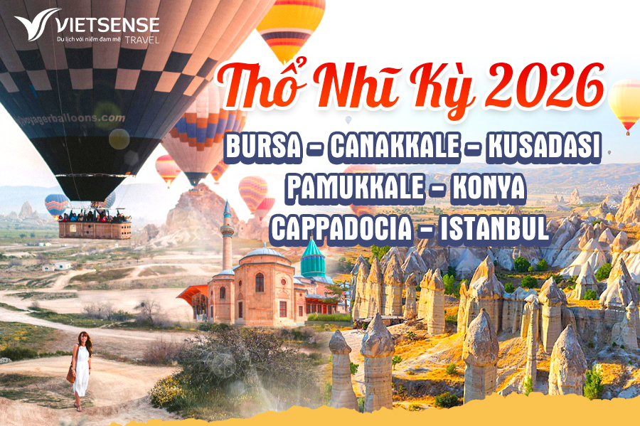 Tour Thổ Nhĩ Kỳ 8 ngày 7 đêm giá rẻ