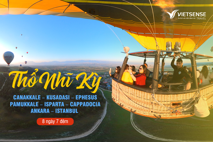 Tour Thổ Nhĩ Kỳ 8 ngày 7 đêm giá rẻ