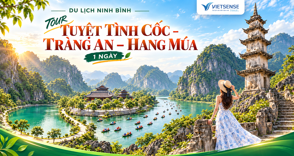 Tour Tuyệt Tình Cốc Tràng An Hang Múa 1 ngày