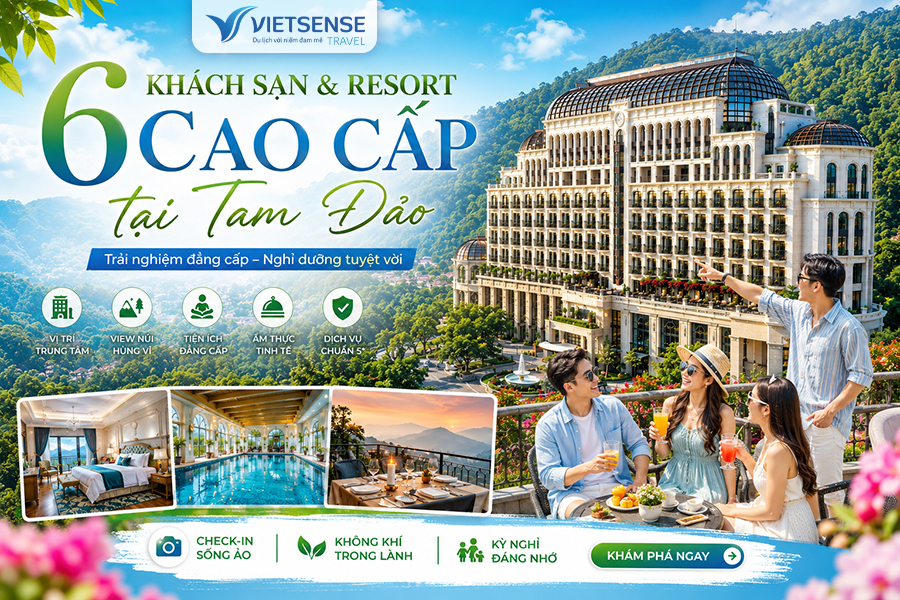 6 khách sạn và resort cao cấp tại Tam Đảo sang trọng tiện nghi