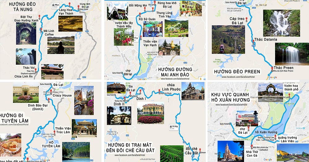 Bản đồ Đà Lạt: Dành Cho Du Khách 2025