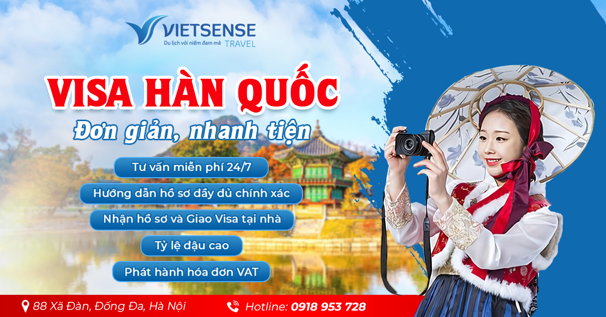 Bảng giá Visa Hàn Quốc trọn gói nhanh tiện tỷ lệ đạt cao