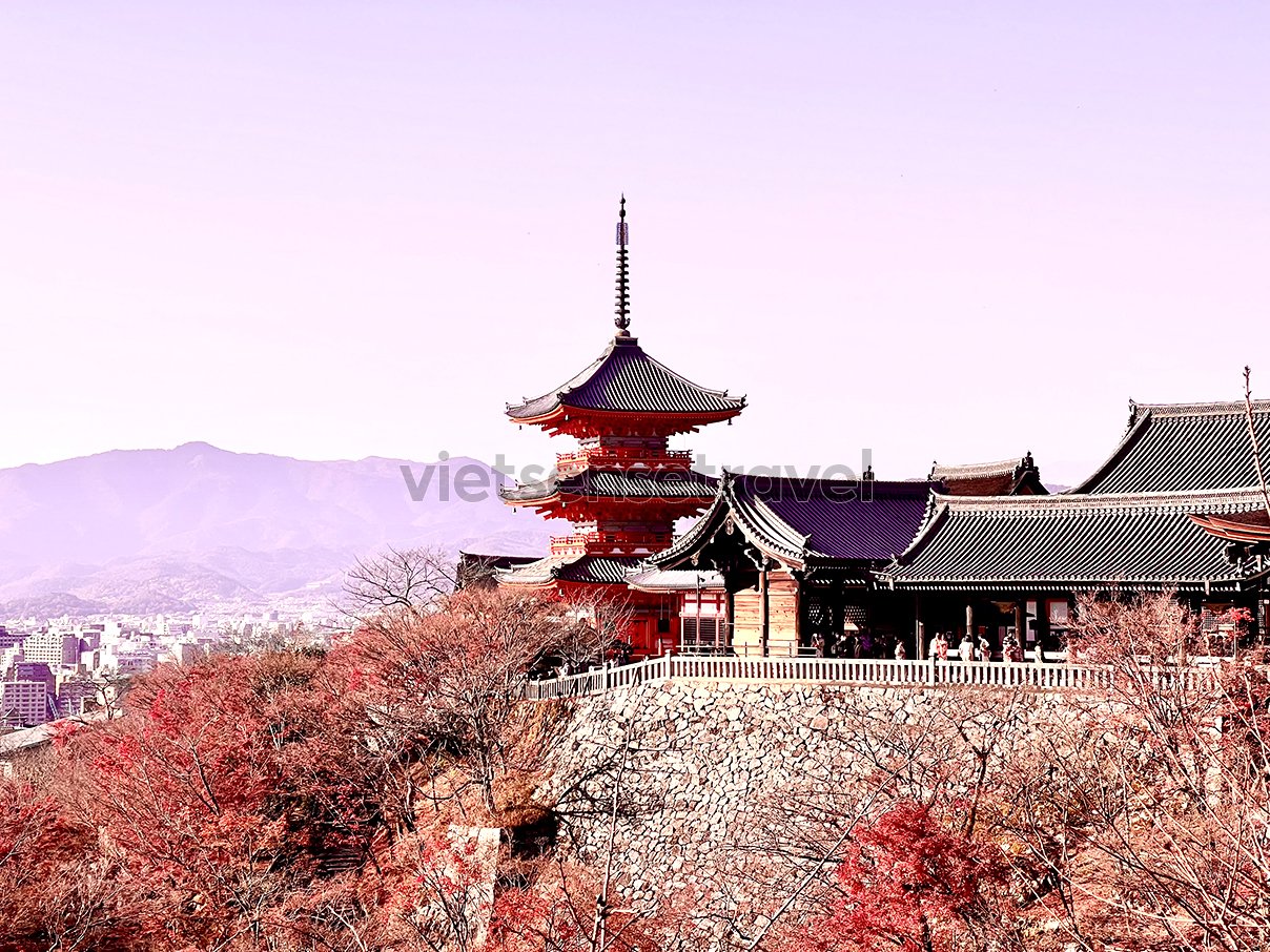 Chùa Thanh Thủy Kiyomizu-dera – Kiệt tác di sản ở Kyoto