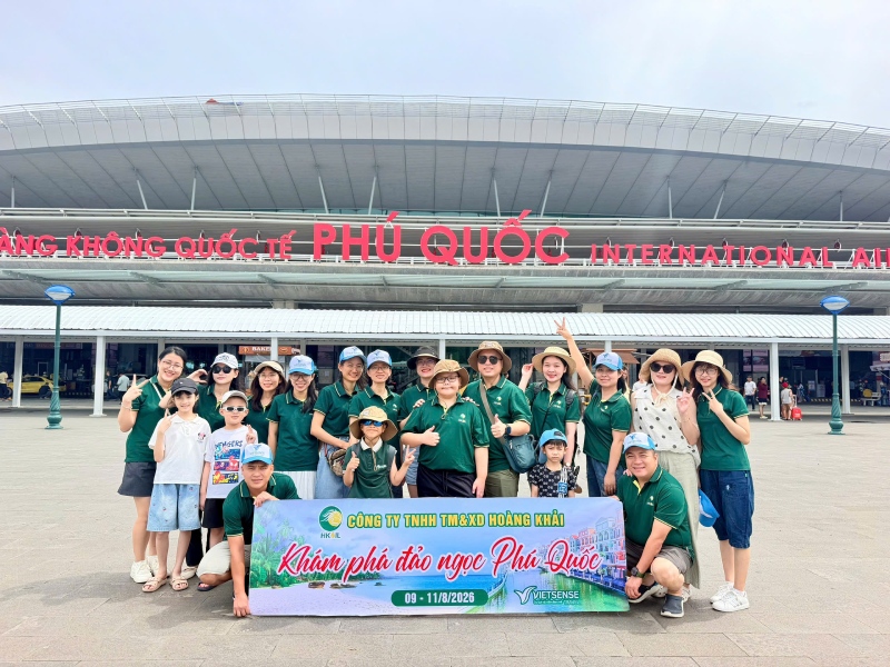 Chuyến du lịch Phú Quốc đầy ắp tiếng cười của Công ty Hoàng Khải