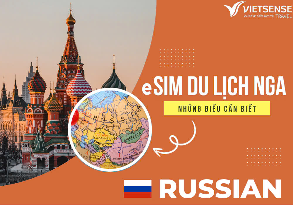 eSIM du lịch Nga và sự tiện lợi trong thời đại số