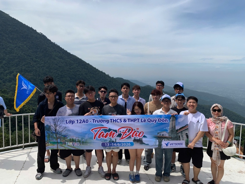 Hành trình du lịch Tam Đảo của lớp 12A0 THCS & THPT Lê Quý Đôn