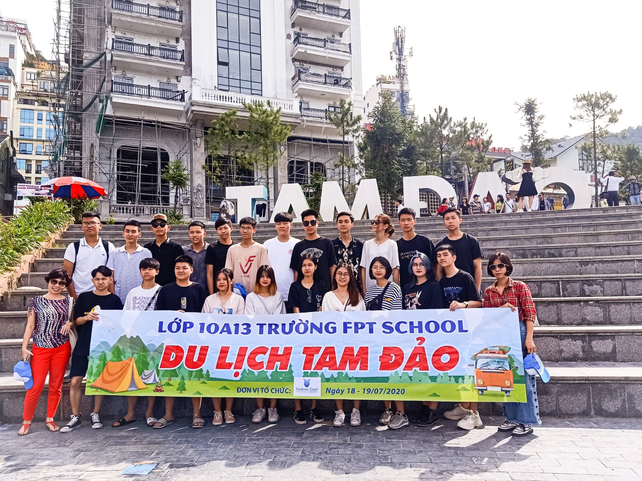Hình Ảnh Tour Tam Đảo Đoàn Lớp 10A13 Trường FPT School Khởi Hành 18 - 19/7/2020
