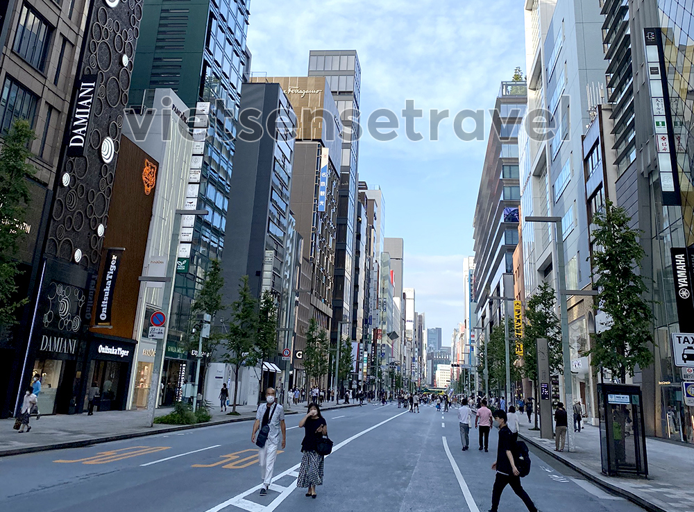 Trải nghiệm mua sắm Khu phố Ginza Tokyo