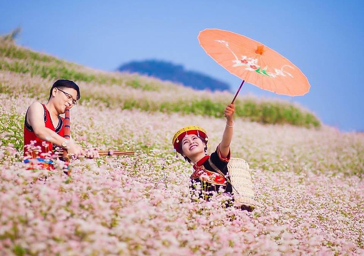 Những góc tuyệt đẹp của mùa hoa tam giác mạch