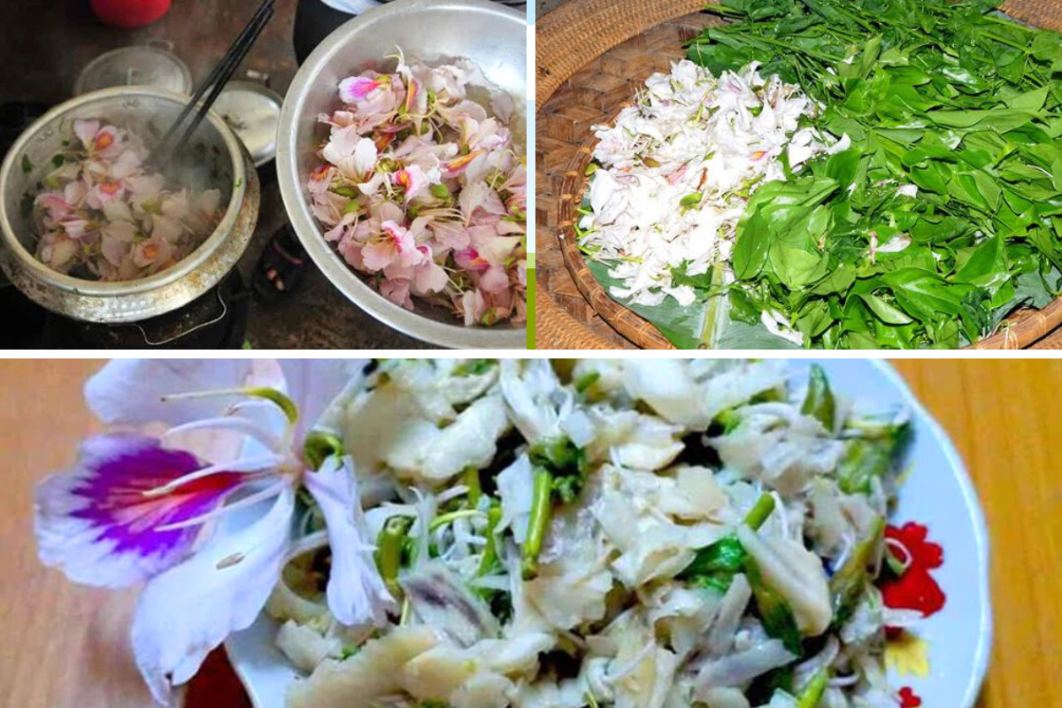 Nộm hoa ban - Ẩm thực độc đáo của tỉnh Điện Biên