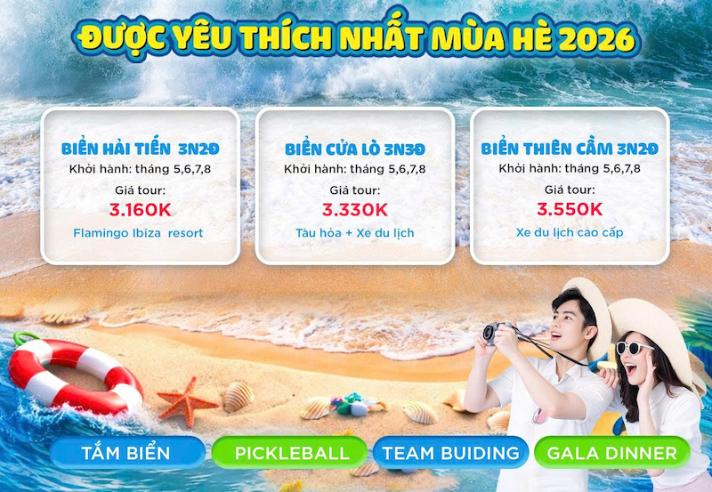 Review Combo du lịch nghỉ dưỡng biển đảo mùa hè 2026