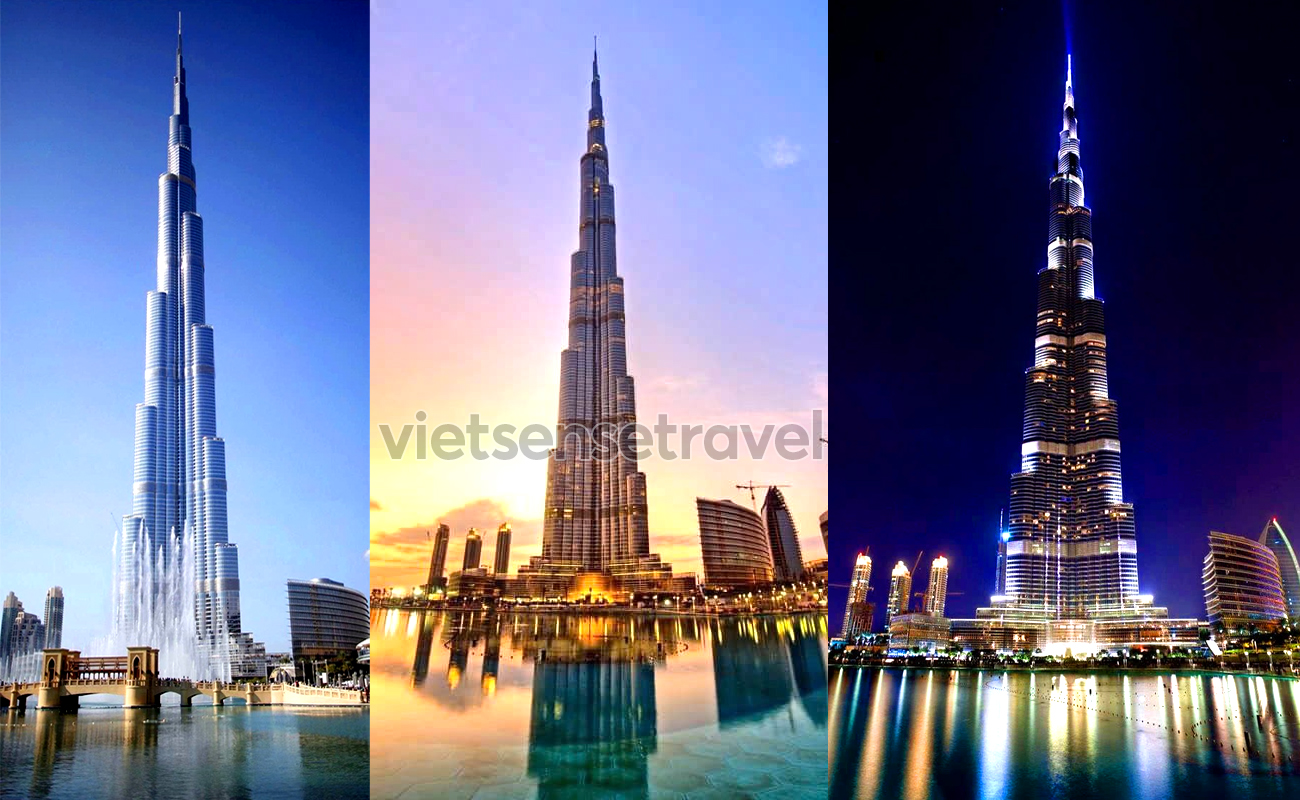 Tháp Burj Khalifa - Toàn cảnh tòa nhà chọc trời ở Dubai