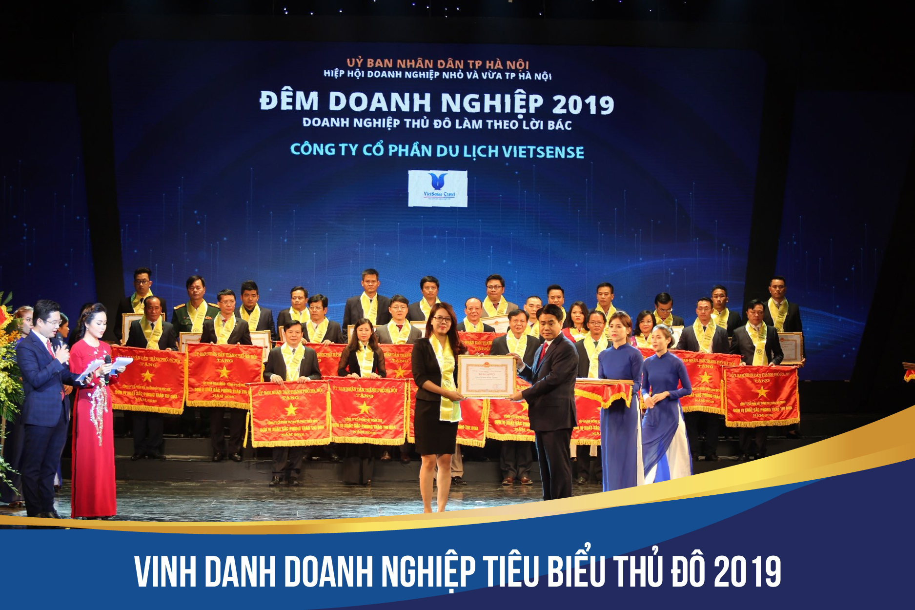 VietSense Travel Được Vinh Danh Doanh Nghiệp Tiêu Biểu Thủ Đô 2019