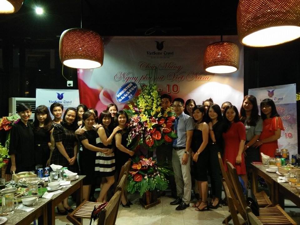 VietSense Travel tưng bừng kỷ niệm ngày Phụ Nữ Việt Nam