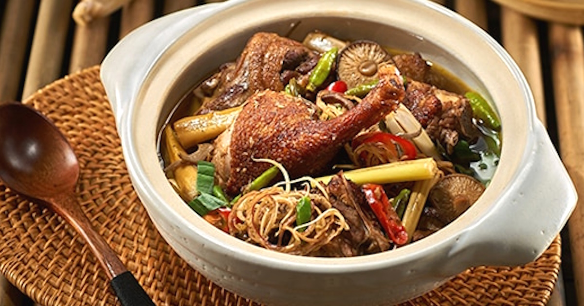 Vịt om hoa chuối