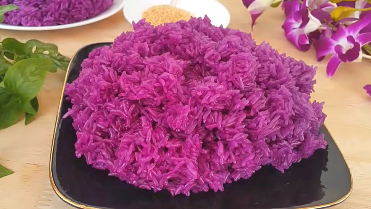 Xôi tím dẻo thơm
