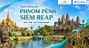 Tour Campuchia - Siêm Reap - Phnôm Pênh 5 ngày bay Vietnam Airlines