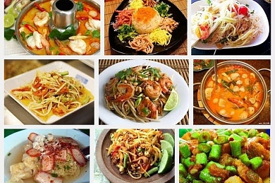 Tổng hợp nhưng món ăn quen thuộc của Thái Lan, và những đồ ăn truyền thống của Thái Lan