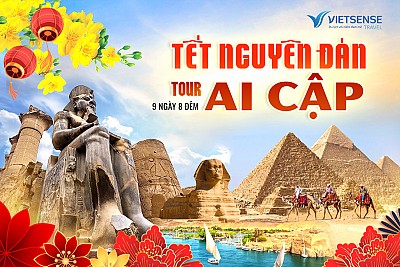 Tour du lịch Ai Cập trọn gói 9N8Đ giá tốt, bay tháng 3, 4/2026