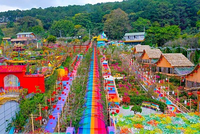 Thiên đường vườn Thượng Uyển Bay Đà Lạt đầy màu sắc Thiên đường vườn Thượng Uyển Bay Đà Lạt đầy màu sắc