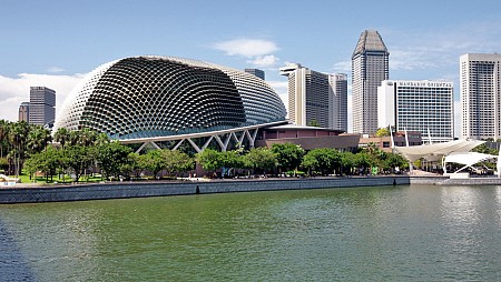 Cận cảnh Nhà hát Trái Sầu Riêng Esplanade niềm tự hào của Singapore