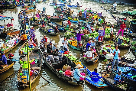 Chợ nổi Cái Răng: Hướng dẫn trải nghiệm sông nước Miền Tây