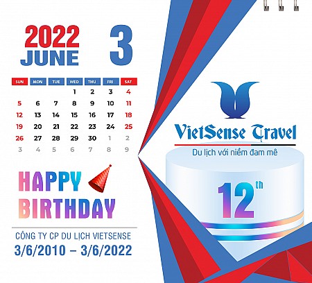 Sinh nhật VietSense Travel 12 tuổi - Tiếp nối hành trình đam mê!