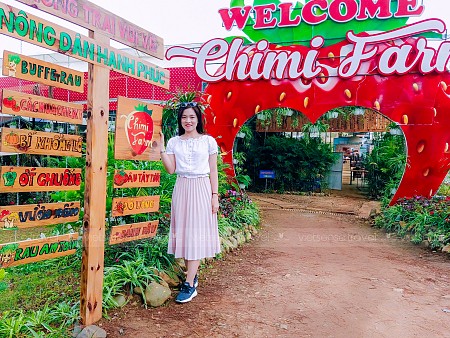 Tham quan nông trại dâu tây Chimi Farm hot nhất Hà Nội
