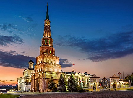 Tháp Suyumbike- Tháp nghiêng của Nga nằm giữa thủ đô Tatarstan