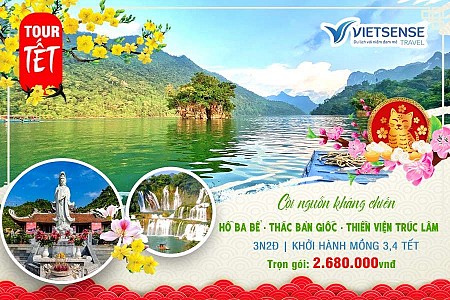 Hà Nội - Hồ Ba Bể - Thác Bản Giốc - Hang Pác Pó - Tết Nguyên Đán 2025