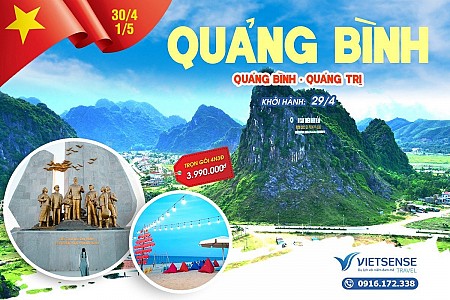 Tour du lịch Quảng Bình – Quảng Trị 4 ngày khởi hành từ Hà Nội
