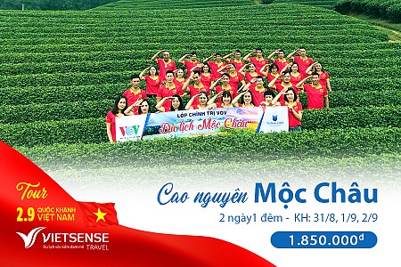 Tour Lễ 2/9 Khám phá Mộc Châu - Hòa mình vào thiên nhiên