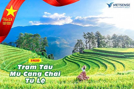 Tour lễ 2/9 Trạm Tấu - Mù Cang Chải - Tú Lệ