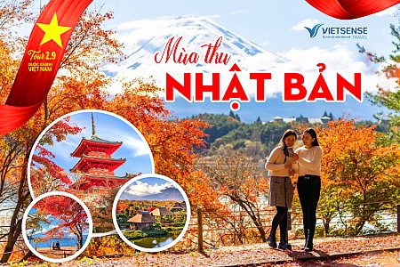 Tour Nghỉ Lễ 02/9 tại Nhật 2025