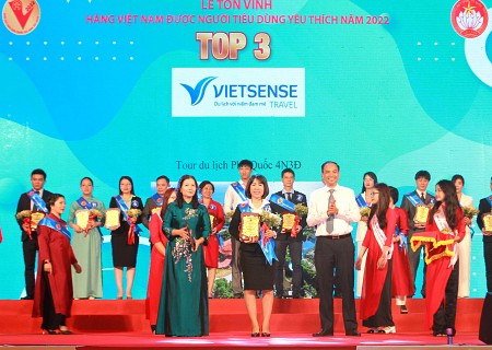 Tour Phú Quốc của VietSense Travel đạt Top 3 Hàng Việt Nam 2022