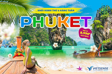 Tour Thiên Đường Biển Đảo Phuket