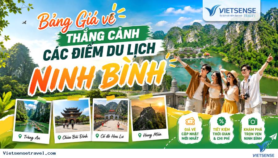 Bảng Giá vé thắng cảnh các điểm du lịch Ninh Bình - Ảnh 1