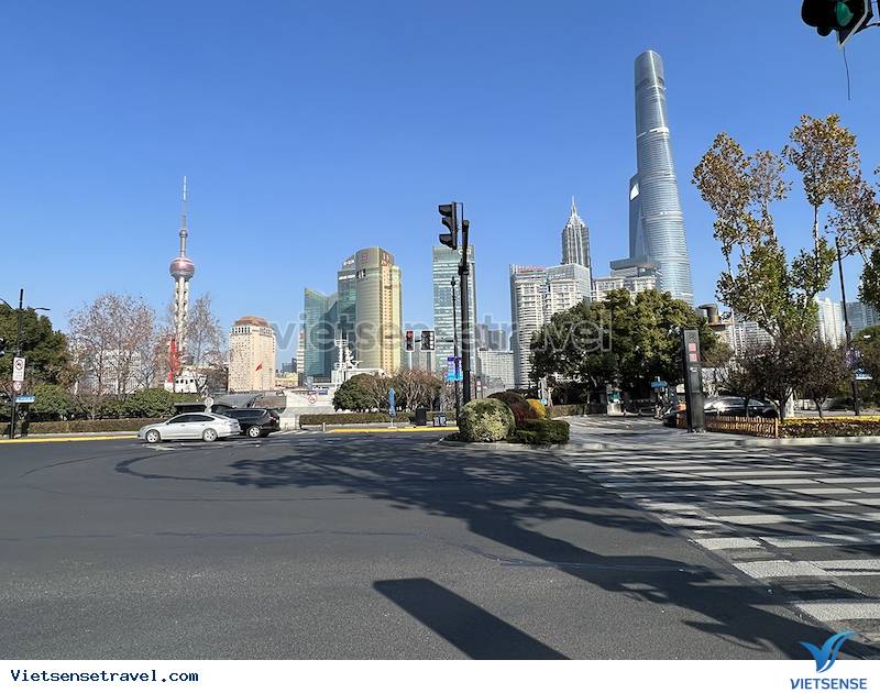 Tháp Đông Phương Minh Châu nhìn từ bến Thượng Hải - Ảnh 3