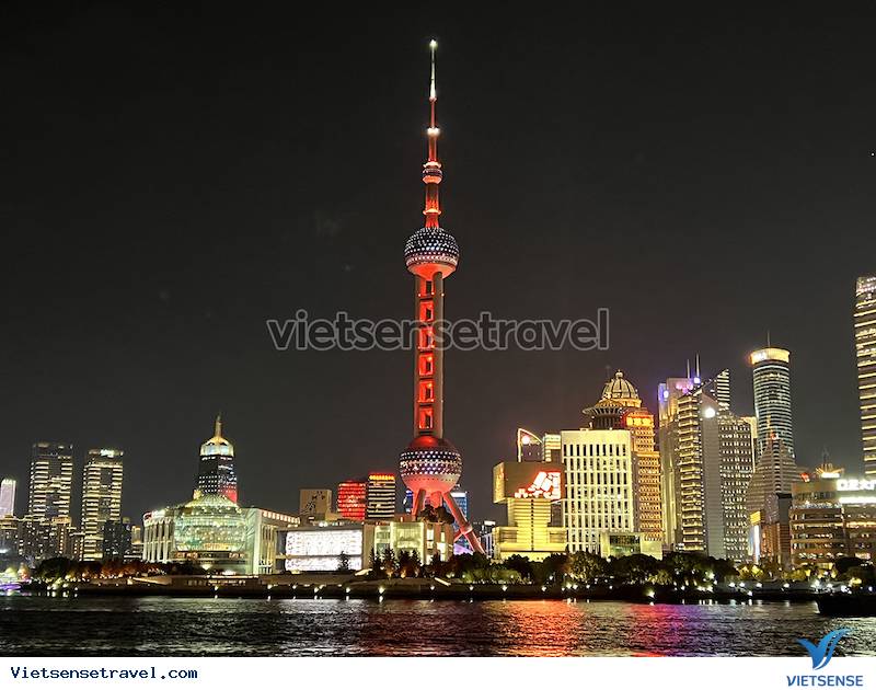 Tháp Đông Phương Minh Châu nhìn từ bến Thượng Hải - Ảnh 7