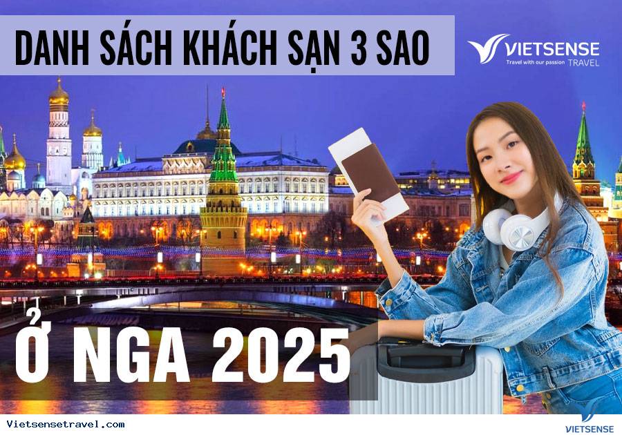 Danh sách khách sạn 3 sao ở Nga