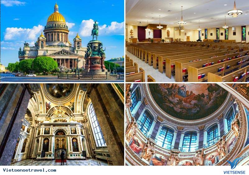 Nhà thờ Saint Isaac - kiệt tác kiến trúc tôn giáo tại Saint Petersburg