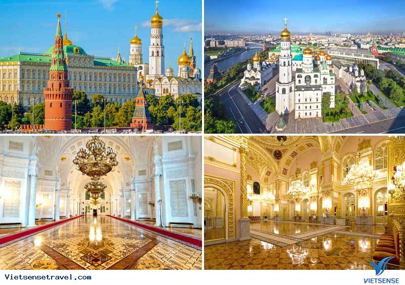 Điện Kremlin - biểu tượng lịch sử nước Nga