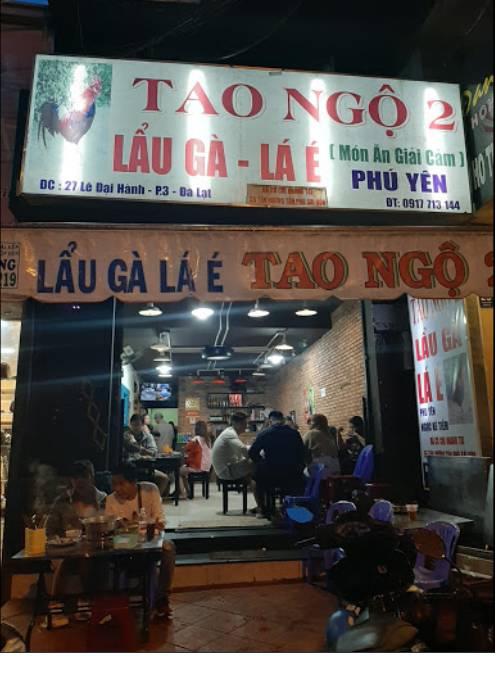 .Quán Tao Ngộ: Ăn tối Đà Lạt với Lẩu gà lá é