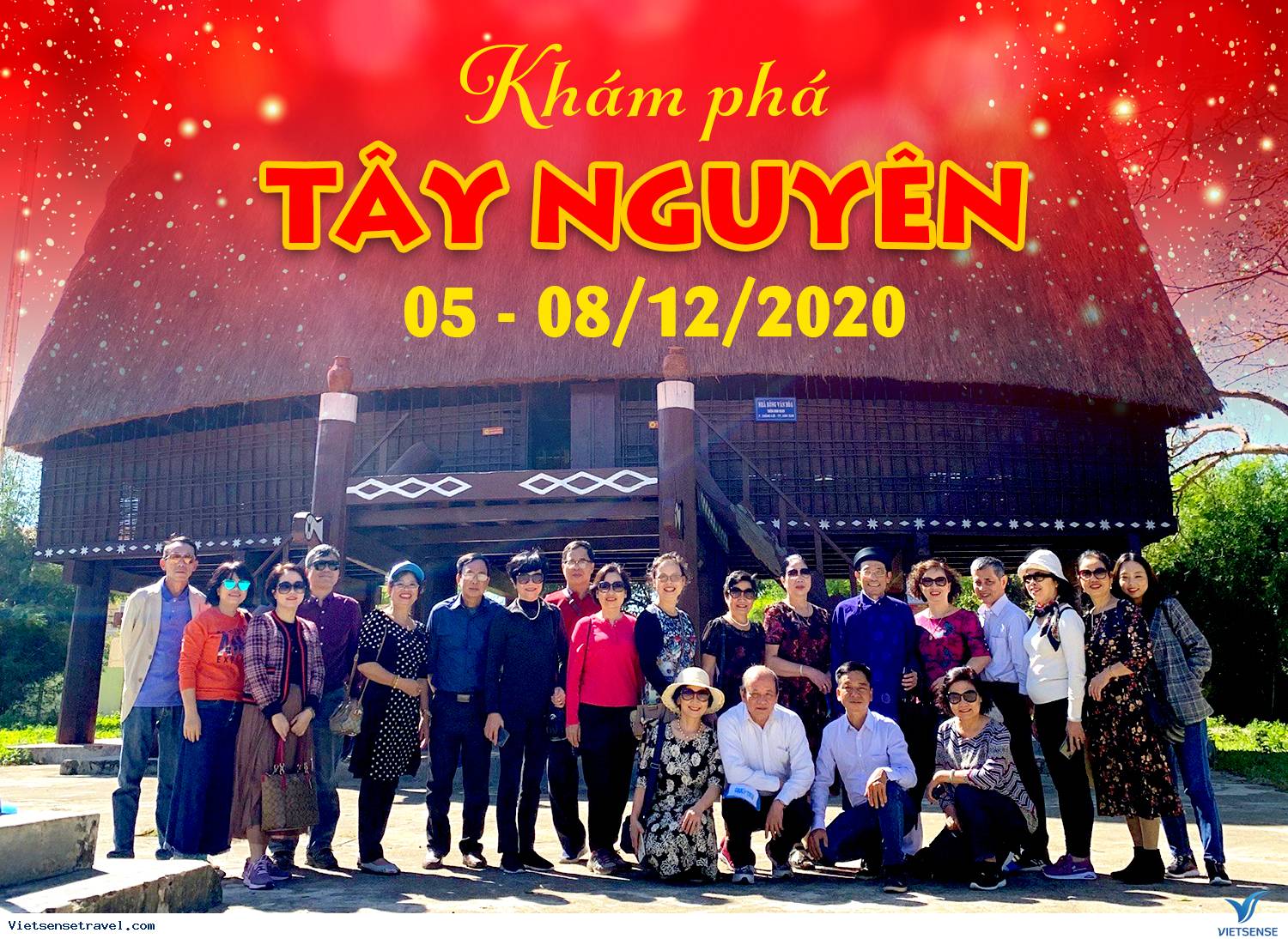 Ảnh Khách Đoàn của Vietsense Travel đi Tour Tây Nguyên Khởi Hành Ngày 5 Tháng 12 Năm 2020