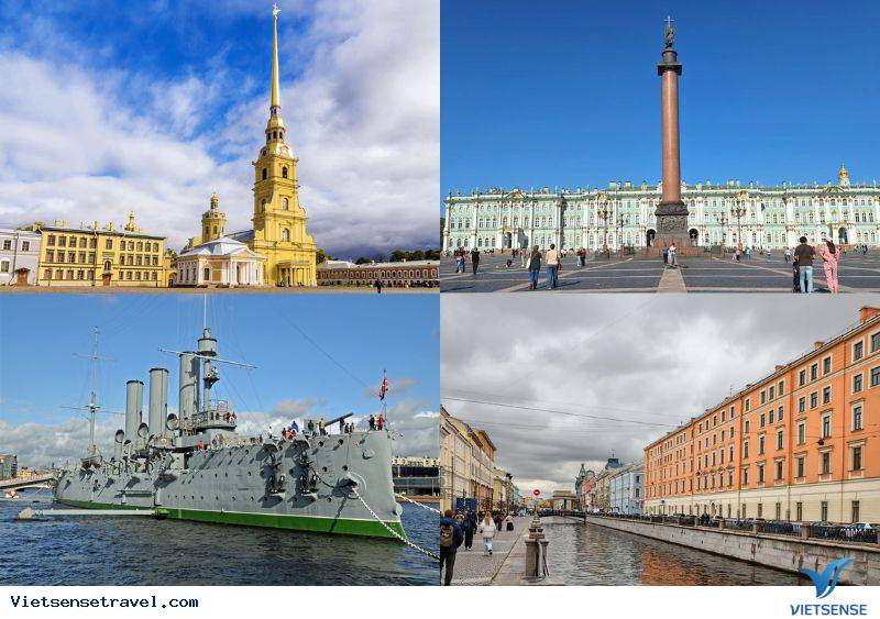 Ảnh Nhà thờ Cứu Rỗi Trên Máu, Chiến hạm Rạng Đông, Cung điện Mùa Đông, Pháo đài Peter & Paul trên Đảo Thỏ - Các điểm đến trong ngày 4 Ảnh Nhà thờ Cứu Rỗi Trên Máu, Chiến hạm Rạng Đông, Cung điện Mùa Đông, Pháo đài Peter & Paul trên Đảo Thỏ - Các điểm đến trong ngày 4