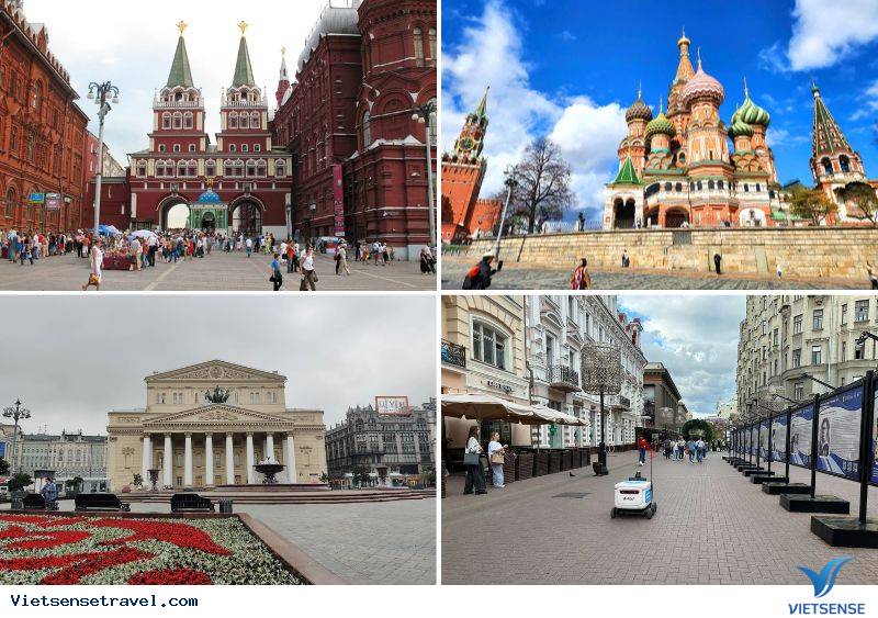 Ảnh quảng trường Đỏ, nhà hát Lớn Bolshoi và phố cổ Arbat - Điểm tham quan chiều ngày thứ 2