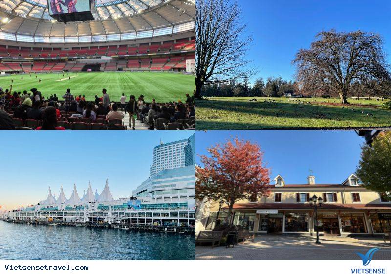 Ảnh sân vận động, Canada Place, Stanley Park và khu mua sắm - Các điểm đến trong ngày 2 Ảnh sân vận động, Canada Place, Stanley Park và khu mua sắm - Các điểm đến trong ngày 2